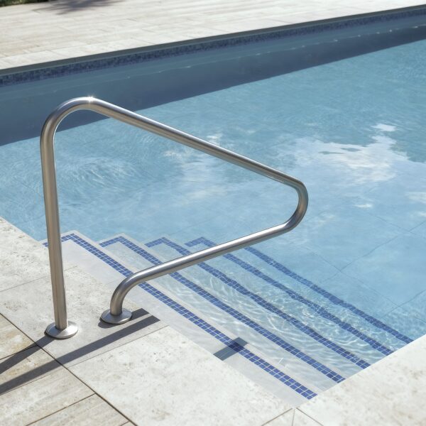 Pool Rail “P-shaped” (Contractor Model)