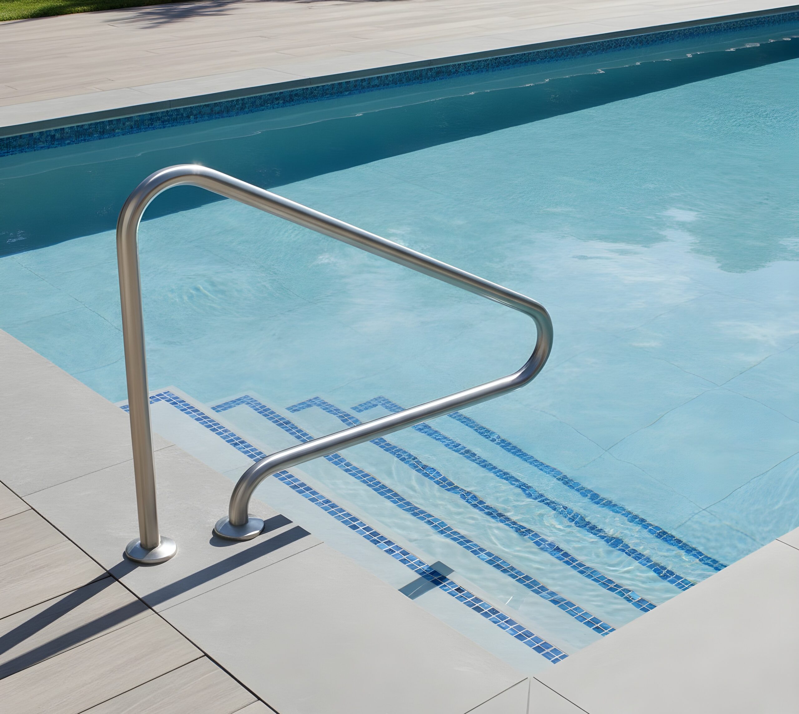 Pool Rail P-shaped Design (Contractor Model) — Pool Rails